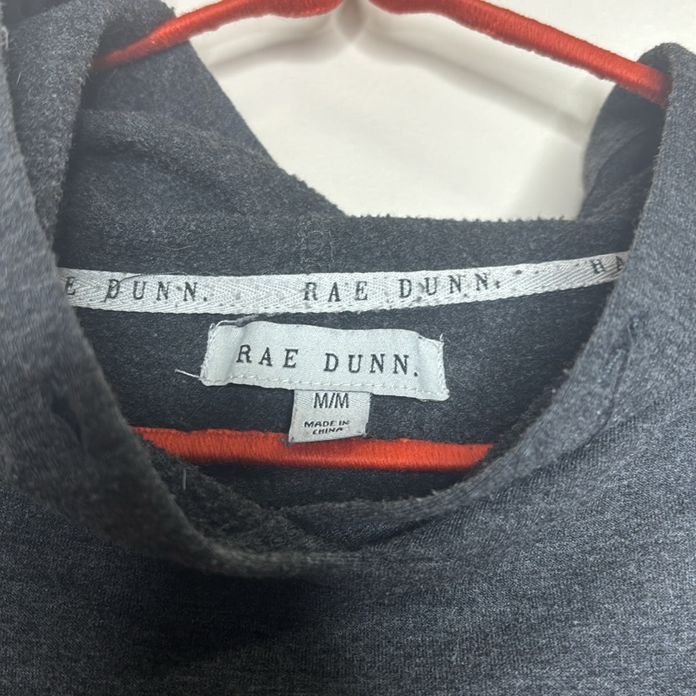 Rae Dunn | Gray Long Sleeve Hooded Sweater | Comfort Zone | Casual Wear Size M - Picture 5 of 7